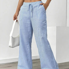 Karina | Striped Wide-Leg Pants for Women | Smart Casual - photo 16