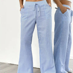 Karina | Striped Wide-Leg Pants for Women | Smart Casual - photo 17