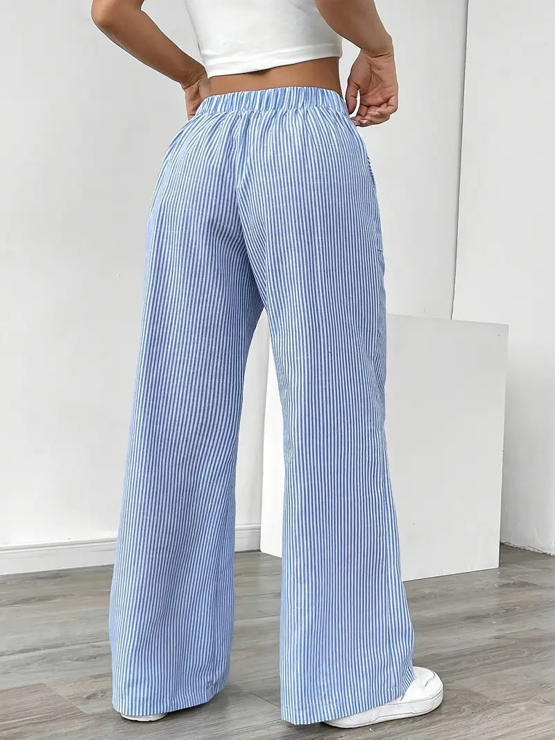 Karina | Striped Wide-Leg Pants for Women | Smart Casual - photo 18