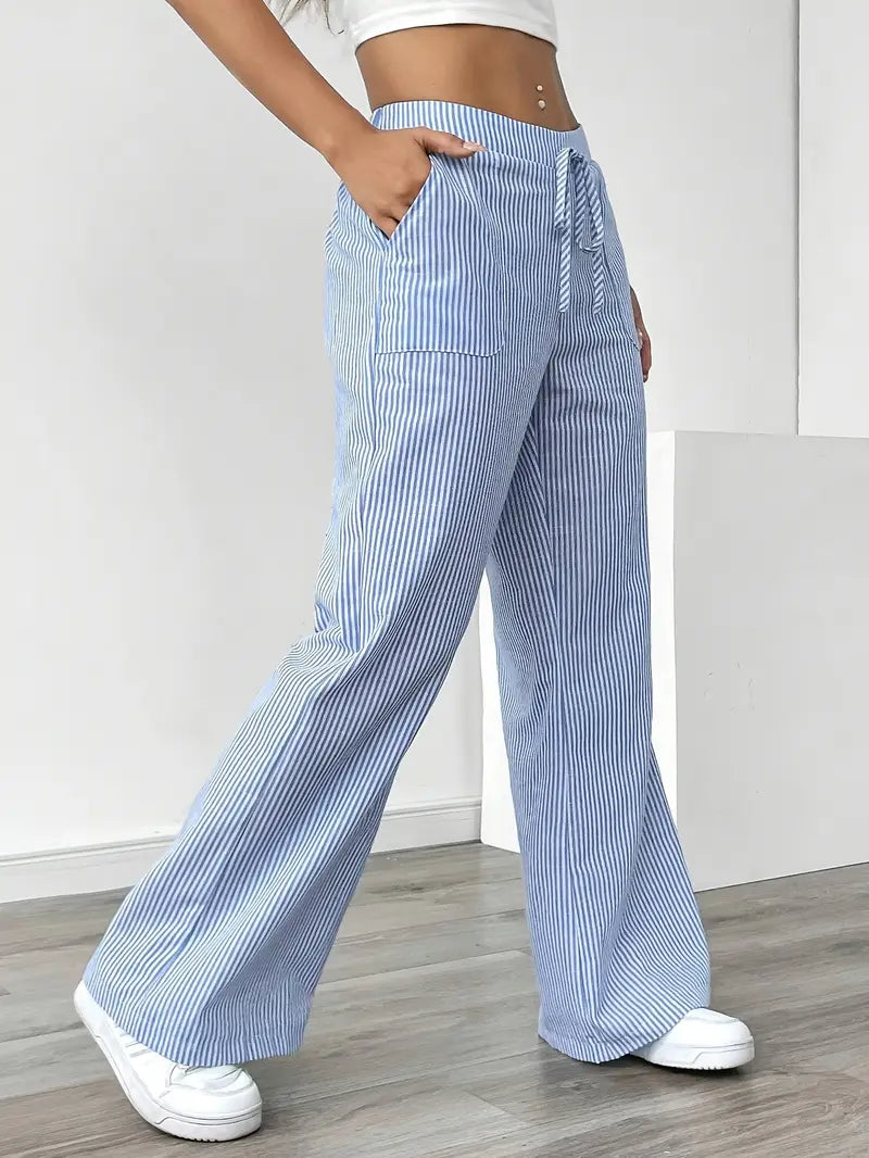 Karina | Striped Wide-Leg Pants for Women | Smart Casual - photo 19