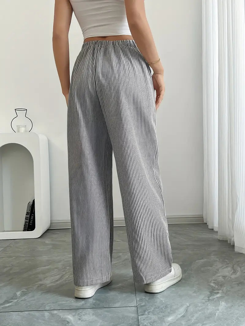 Karina | Striped Wide-Leg Pants for Women | Smart Casual - photo 22