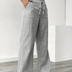 Karina | Striped Wide-Leg Pants for Women | Smart Casual - photo 23