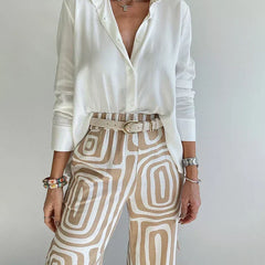Liora | Printed Wide-Leg Two-Piece Summer Set for Women - photo 3