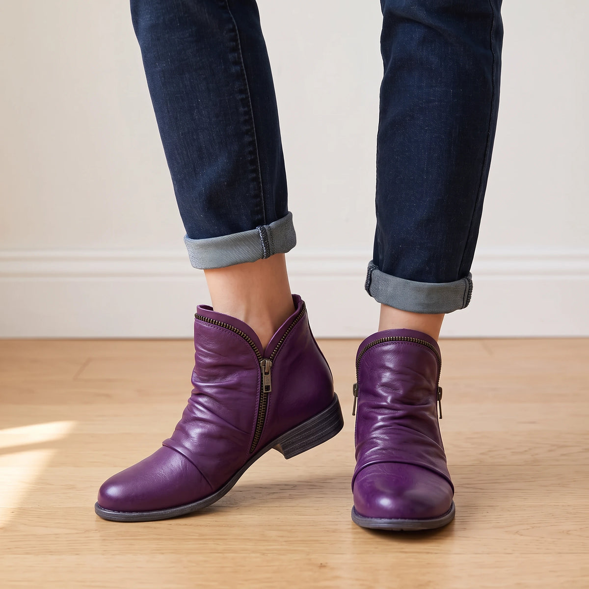 Marissa | Side-Zip Ankle Boots