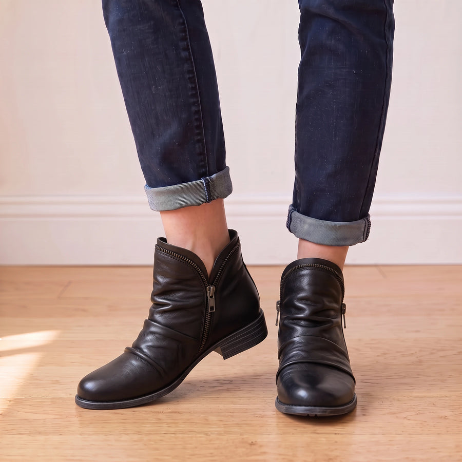 Marissa | Side-Zip Ankle Boots