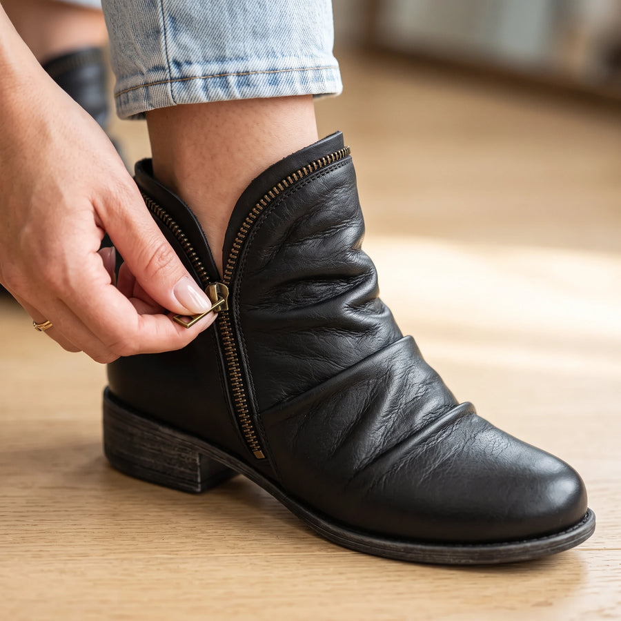 Marissa | Side-Zip Ankle Boots