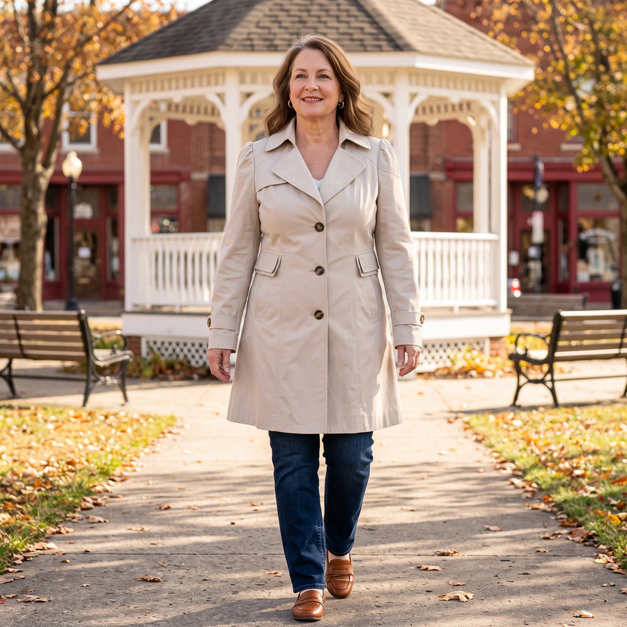 Chamora | Notched Collar Coat