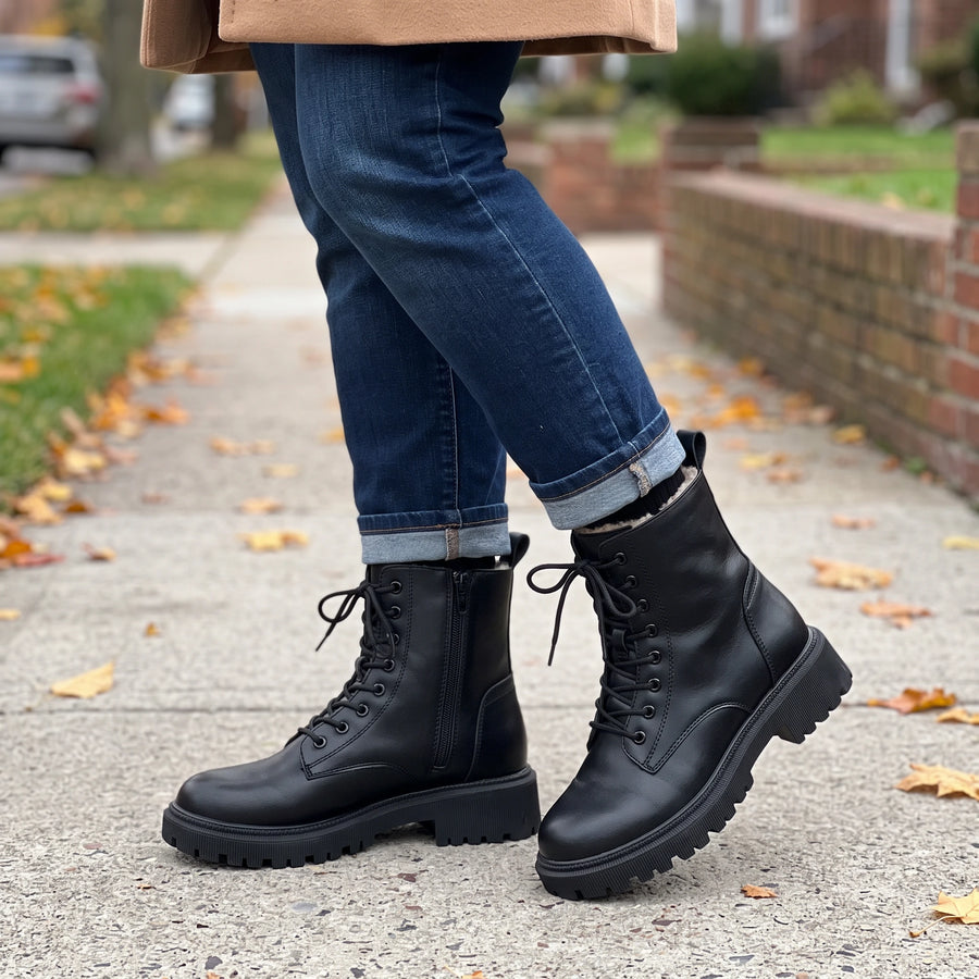 Marguerite | Lace-Up Ankle Boots