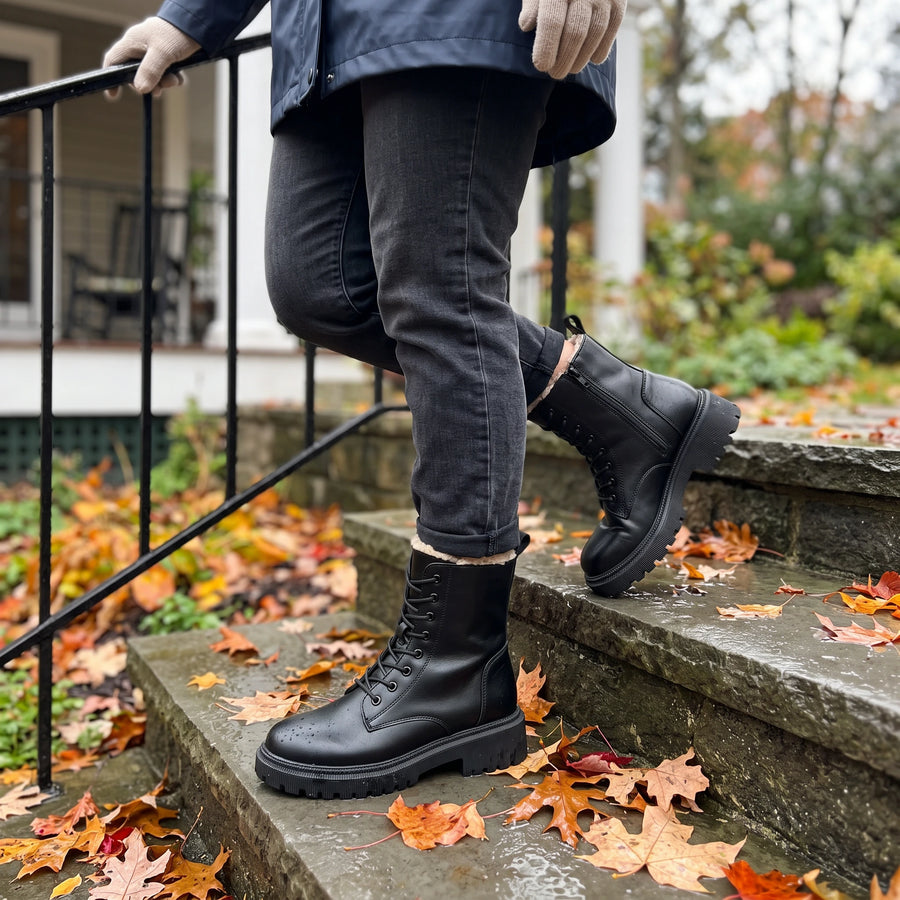 Marguerite | Lace-Up Ankle Boots