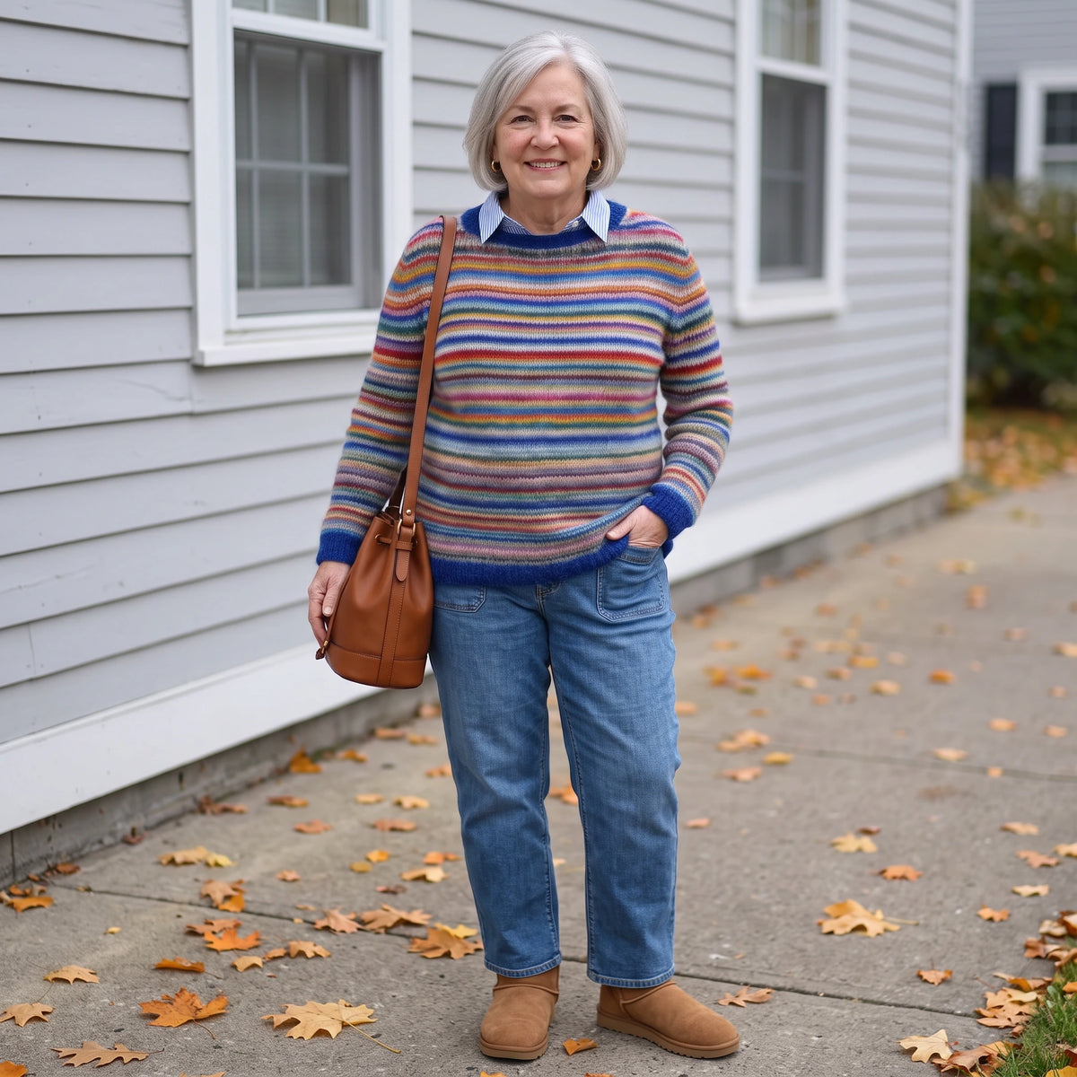 Sophie | Multicolor Striped Sweater