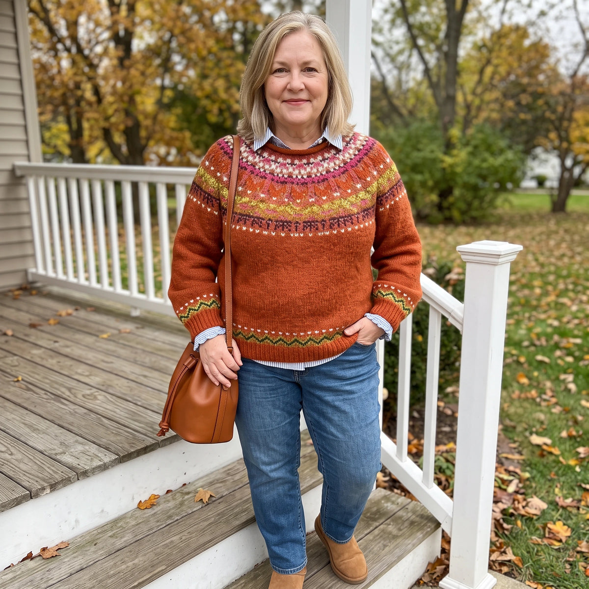 Frida | Nordic Yoke Sweater