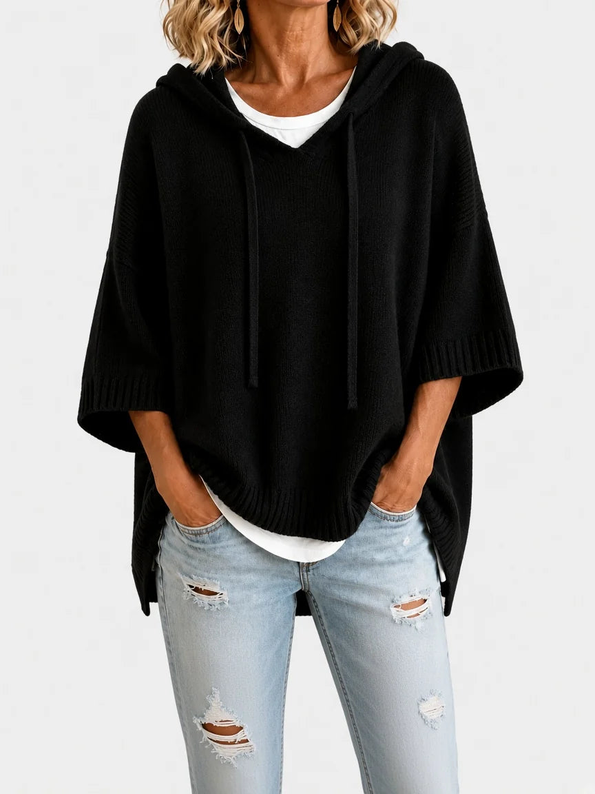 Ottavia | Hooded Poncho Sweater