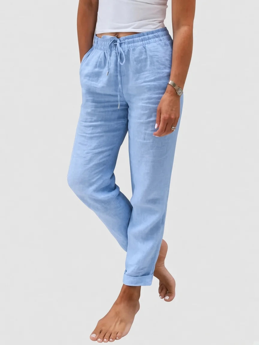Rachel | Drawstring Wide-Leg Pants for Women | Casual Comfort