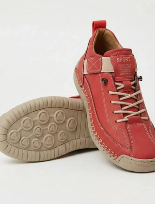 Rosie Comfortable Everyday Sneakers in Red