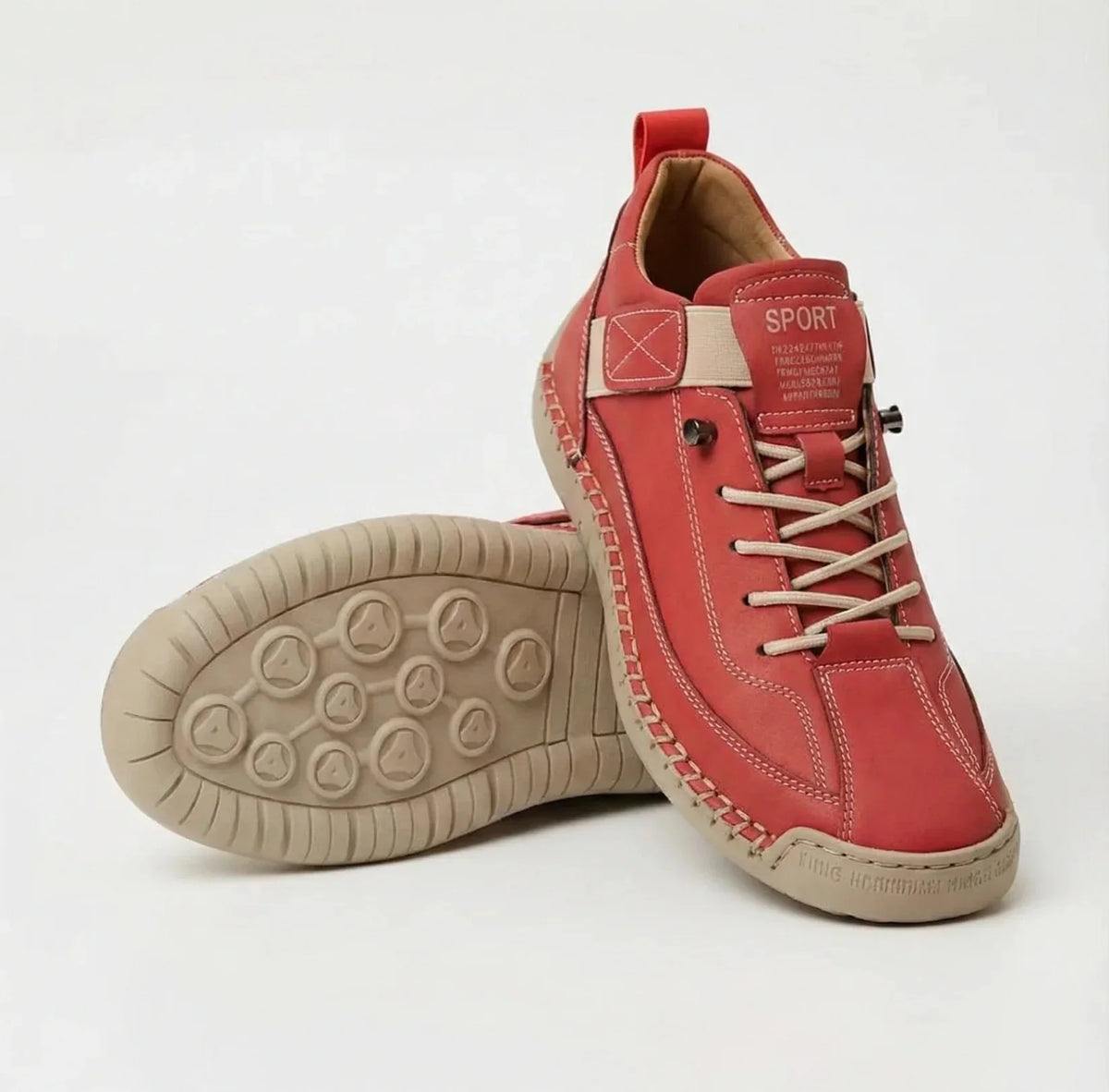 Rosie Comfortable Everyday Sneakers in Red