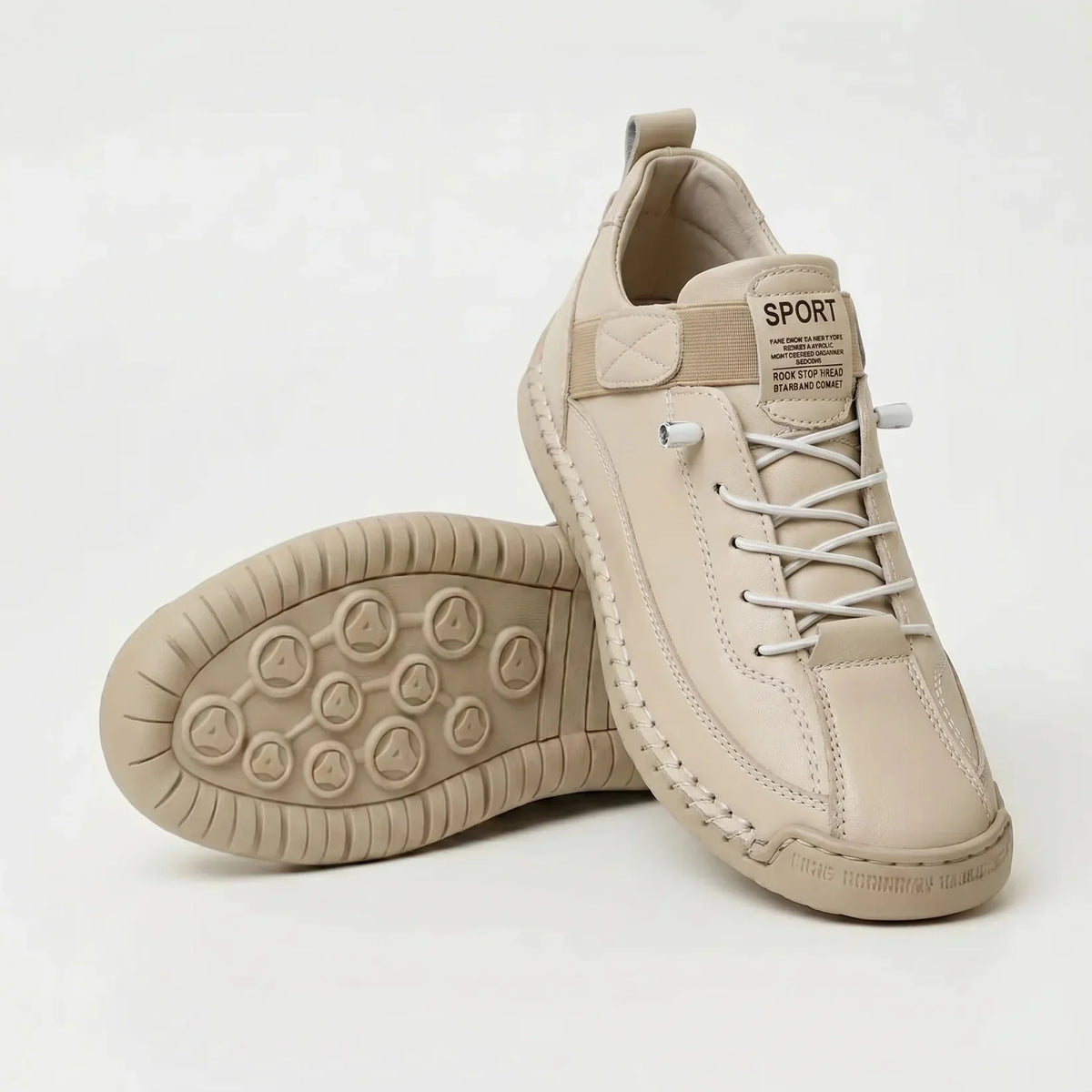 Rosie Comfortable Everyday Sneakers in Cream