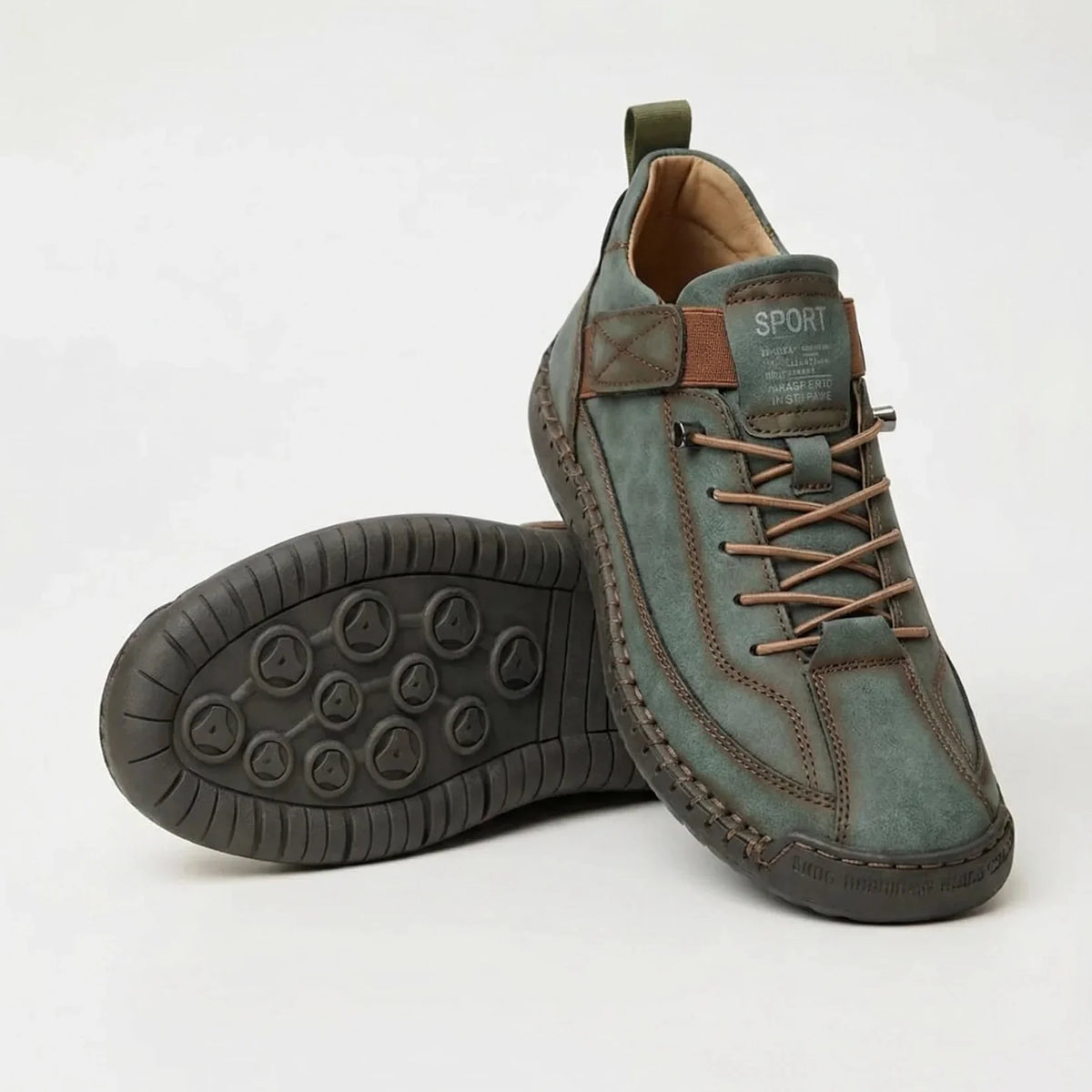 Rosie Comfortable Everyday Sneakers in Dark Green