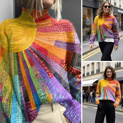SOLÈNE | Elegant High Neck Sweater for a Refined Look - photo 1