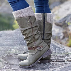 Women's Knee High Boots With Non-Slip Rubber Soles - photo 8