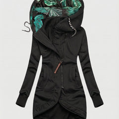 Vivienne hooded winter coat in Black