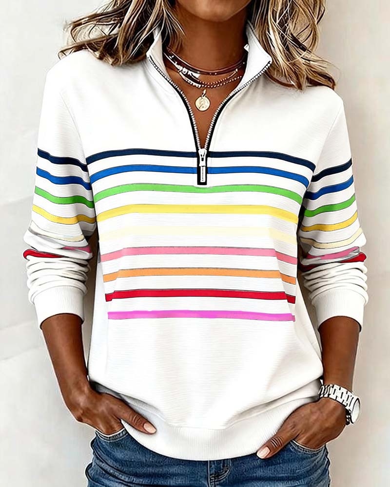 White SANNE | Casual Sweater with Comfort and Colorful Style for Every Day